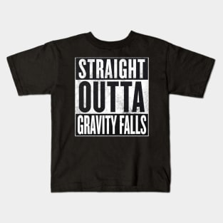 Straight Outta Gravity Falls Kids T-Shirt